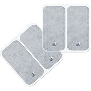 Beurer zelfklevende gel-elektroden pads (nakoopset, 50 x 100 mm, geschikt voor Beurer EMS/TENS apparaten) 4-pack