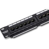 Trendnet - TC-P24C6 - Patch Panel - Zwart - 24-poorts - Rackmontage