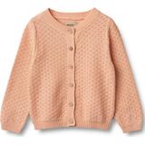 WHEAT Gebreid vest 'Magnella'  koraal