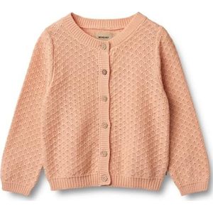 WHEAT Gebreid vest 'Magnella'  koraal