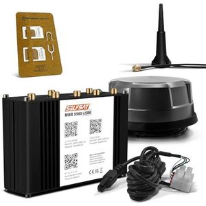 SELFSAT MWR 5560 eSIM 5G Cat 20 WLAN-router tot 3,4 Gbps incl. panorama antenne zwart