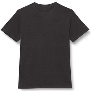 4F Heren Heren TSM352 T-shirt, donkergrijs melange, L, dark grey melange, L