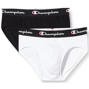 Champion Core Briefs x2 Slip, meerkleurig (wit/zwart), XL (2-pack) voor heren