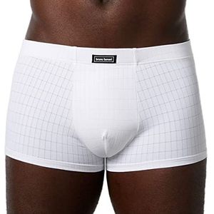 bruno banani Boxershorts voor heren, wit (wit, ruit 1612), S