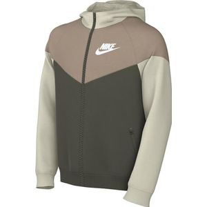 Nike Unisex Kids Jas K Nsw Wr Hd Jkt Ssnl, Light Bone/Cargo Kaki/Kaki/Wit, FN8757-072, XS