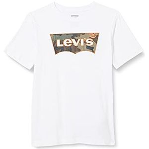 Levi's Kids Jongen Lvb Korte Slv Graphic Te Shirt 9ed581 T-Shirt, Kleur: wit, 16 jaar