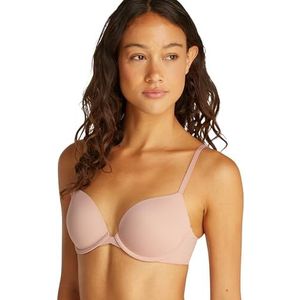 Calvin Klein Plunge push-up beha voor dames, Beige (Ceder), 38