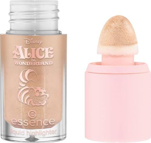 essence Disney Alice in Wonderland vloeibare highlighter, glanzend, dauwachtig, glimmend (4ml)