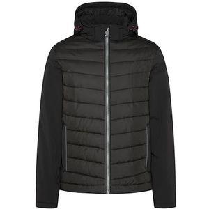 bugatti heren blouson, zwart-50, 48