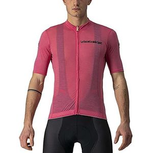 Castelli 9510416-025 shirt roze 90 jaar heren lange mouwen zwart XXL