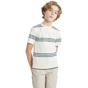 DeFacto Jongens T-shirt, ecru, 5-6 Jaar