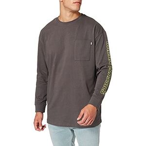 Urban Classics Heren Longsleeve Neon Logo Boxy Pocket Ls T-shirt