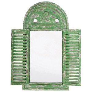 Esschert Design Groen Louvre Spiegel
