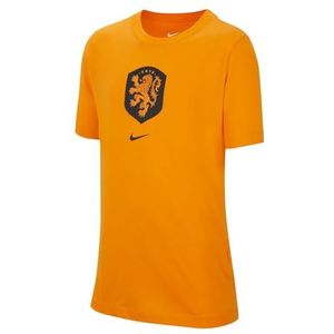 Nike Boy's Shirt Knvb B Nk Crest Wc22 Tee, Orange Peel, DH7771-833, XS