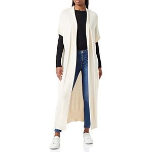 True Religion Lange gebreide jas voor dames, off-white, XL