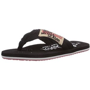 s.Oliver 57110 Uniseks Teenslippers voor volwassenen, zwart 001, 37 EU