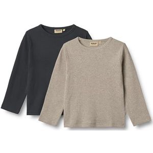 WHEAT Shirt  stone grey / zwart