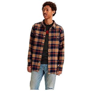 Levi's jackson worker heren, VICTOR PLAID METEORITE, XL