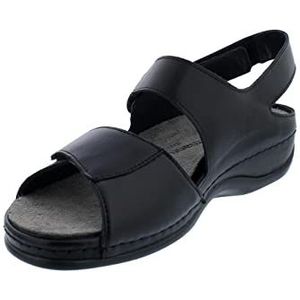 Berkemann Dames Rina sandalen, zwart, 36 1/3 EU, zwart, 36.50 EU