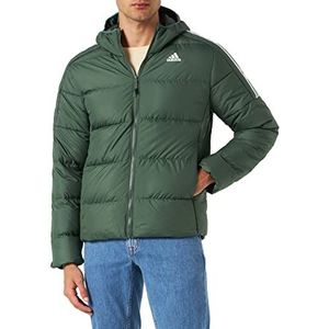 adidas Essentials Midweight Hooded Donsjack, Green Oxide, XXL