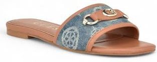 Guess - Hammi - Platte Sandaal - Blauwe Denim - Dames