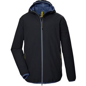 STOY Heren opvouwbare functionele jas waterdicht met capuchon - grote maten STS 19 MN JCKT, donkermarineblauw, 3XL, 43140-000