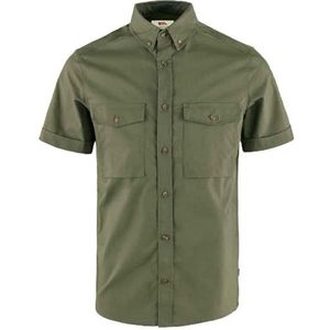 Fjällräven 12600213-625 Övik Air Stretch SS Shirt M Shirt Heren Laurel Green Maat M, Laurel Green, M