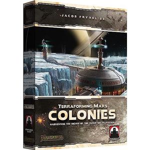 Stronghold Games , Terraforming Mars: Colonies Expansion , Board Game , Ages 14+ , 1-5 Players , 90- 120 Minute Playing Time