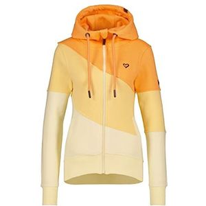 ALIFE and Kickin SteffiAK A Sweatjack met capuchon voor dames, sweatjack, boter melange, S