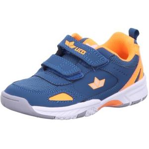 Lico Peyton V Indoor Sneakers, Petrol/Oranje, 3.5 UK, Petrol Oranje, 36 EU