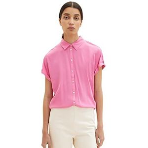 TOM TAILOR Dames 1037229 blouse, 31647-Nouveau Pink, 38, 31647 - Nouveau Pink, 38