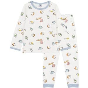 Petit Bateau Christmo_h Nachtkleding voor jongens, Marshmallow/Multico, 24 Maanden