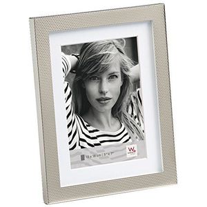 walther design fotolijst zilver 10 x 15 cm met passe-partout, Chiara portretlijst RI015S
