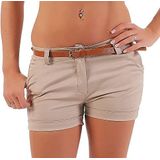 Malito - Chino Shorts - Beige - Bermuda voor het Strand - Korte Broek