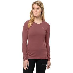 Jack Wolfskin Infinite L/S W wandelshirt, Apple Butter, L dames, apple boter, L