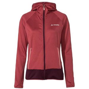 VAUDE Tekoa Fleece Jacket II Fleecejack voor dames, functionele fleece overgangsjas met capuchon, warme tussenjas voor wandelen met stretch-aandeel