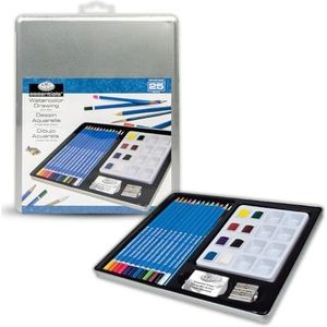 Royal & Langnickel Standaard Tin Aquarel Tekening Art Set