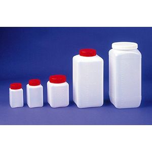 GOSSELIN 030419 vierkante fles, 150 ml, met brede kraag niet-steriele insteeksluiting (300 stuks)