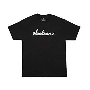 Jackson Guitars® »LOGO T-SHIRT« T-shirt voor muzikanten - Maat: S - 100% katoen - Kleur: Zwart