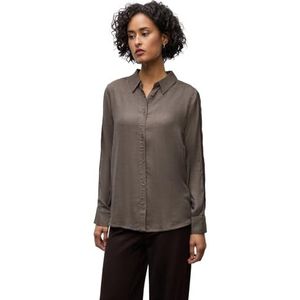 Street One - Blouse - Bruin - Dames - Met Galonstrepen
