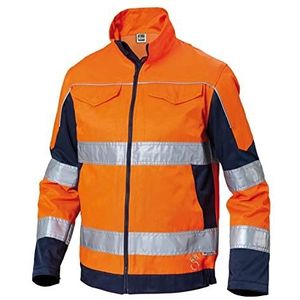 Siggi Tweekleurige jas, hoge zichtbaarheid, Advance, oranje/blauw, heren, XS