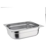 Vogue K929 roestvrij staal 1/3 Gastronorm Pan 2.5Ltr/65mm diepe voedselcontainer, zilver