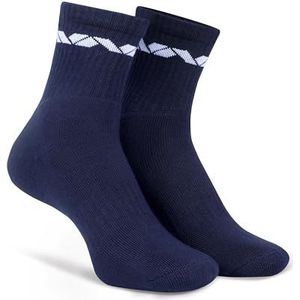 Nivia Grip Mid Calf Sports Socks (Navy) | Cotton | Light Weight | Comfortable | Stylish | Casual