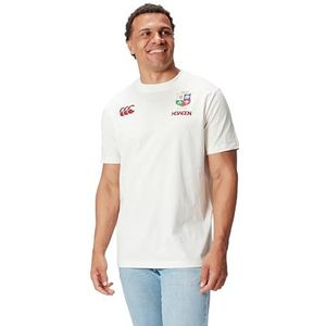 Canterbury Heren Britse en Ierse leeuwen katoenen jersey, zilverreiger, groot