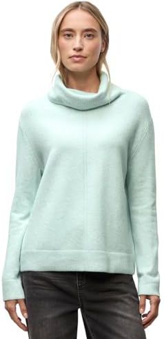 Street One - Dames Trui - Turkoois - Gebreide Trui