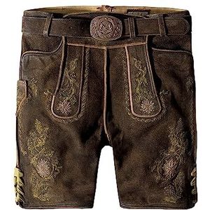 Stockerpoint Broek Hubert, donkerbruin-groen, 48