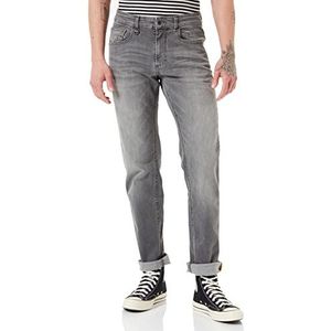 camel active Heren 488375/7D13 Jeans, Cloudy Grey, 33W / 36L
