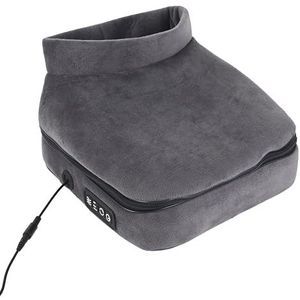 SENSLY, SB0005, Shiatsu-massageapparaat met meerdere posities Zwart Donkergrijs, Optimale ontspanning en ontspanning, Aanpasbare intensiteit, Schok- of continue modi, Ontspannend licht