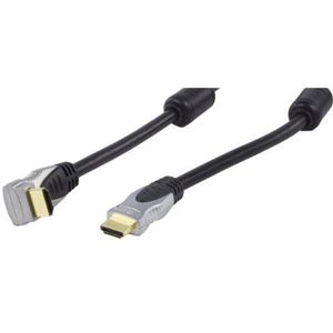 HQ SS5563-1.5 HDMI-kabel (HDMI, HDMI, VGA, goud, grijs, 19-p)