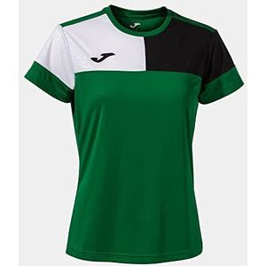 T-shirt met korte mouwen Crew V groen zwart wit